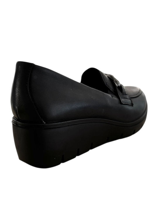 Mocasini dama în culoarea Negru