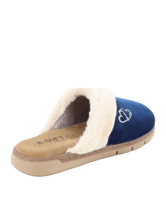 Winter Women's Slippers Blue