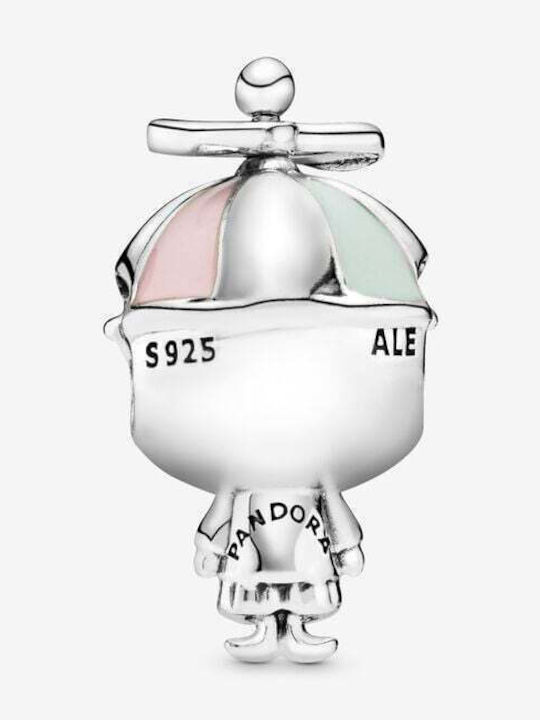 Pandora Boy Charm από Ασήμι