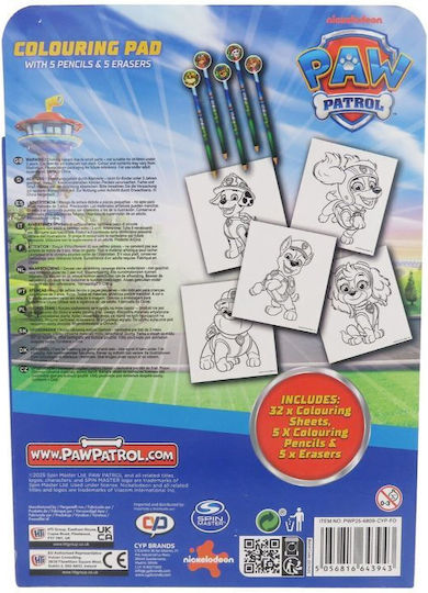 Paw Patrol Комплект за Оцветяване 24x17см