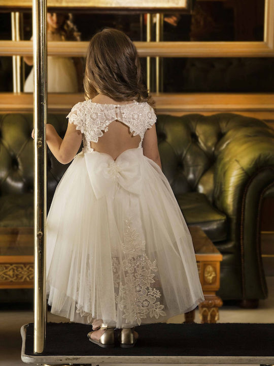Dolce Bambini Weiß Taufkleid