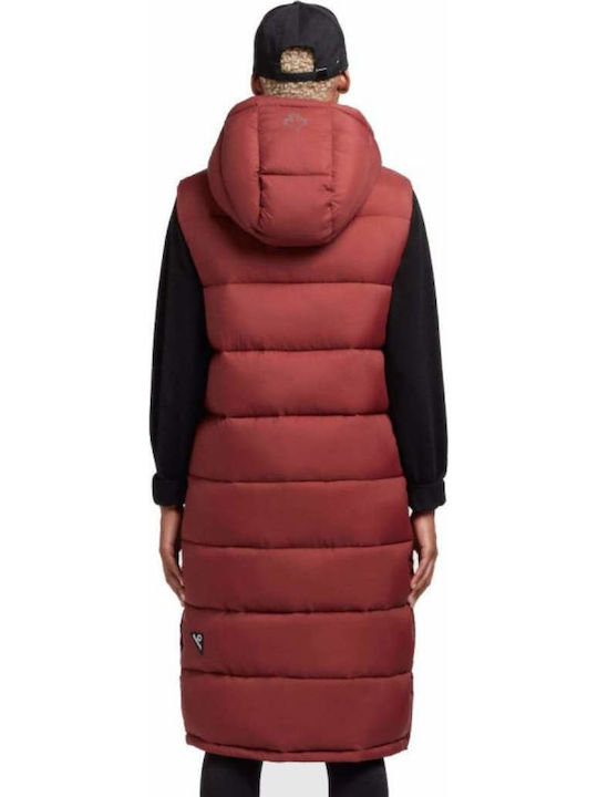Khujo Sleeveless Jacket Puffer Madder Brown