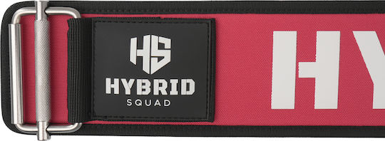 Hybrid Squad Зона за Вдигане на Тежести Crossfit Weightlifting Belt Червена