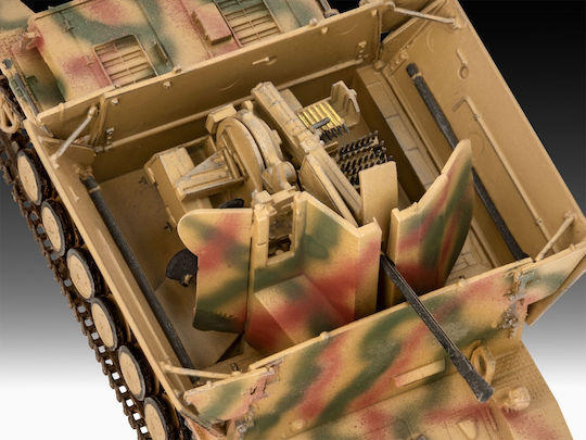 Assembly Model Revell Tank Flakpanzer Iv Möbelwagen 3.7cm Flak 43 144 Pieces