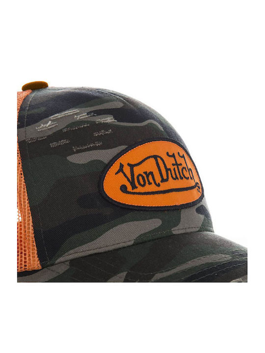 Șapcă Von Dutch Heritage Cap Camo Portocaliu Patch Net