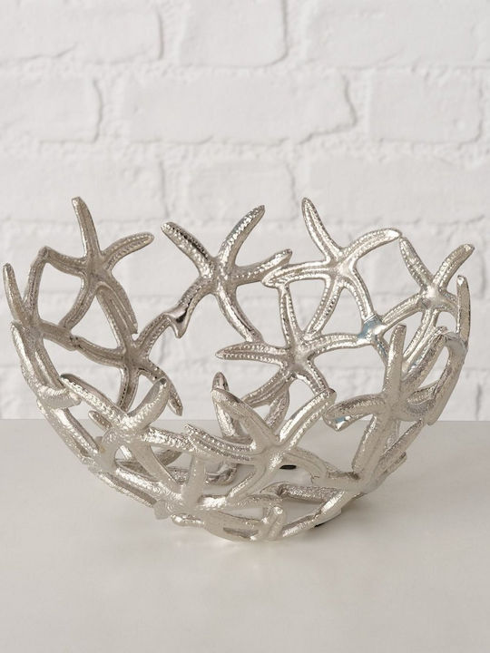 MSA Dekorative Schüssel Aluminium Silber 24x24cm 1Stück MSA Dekorative Schüssel Aluminium Silber 24x24cm 1Stück