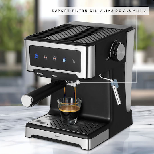 Samus Espressia 20 Mașină de Espresso 1150W Presiune 20bar Neagră