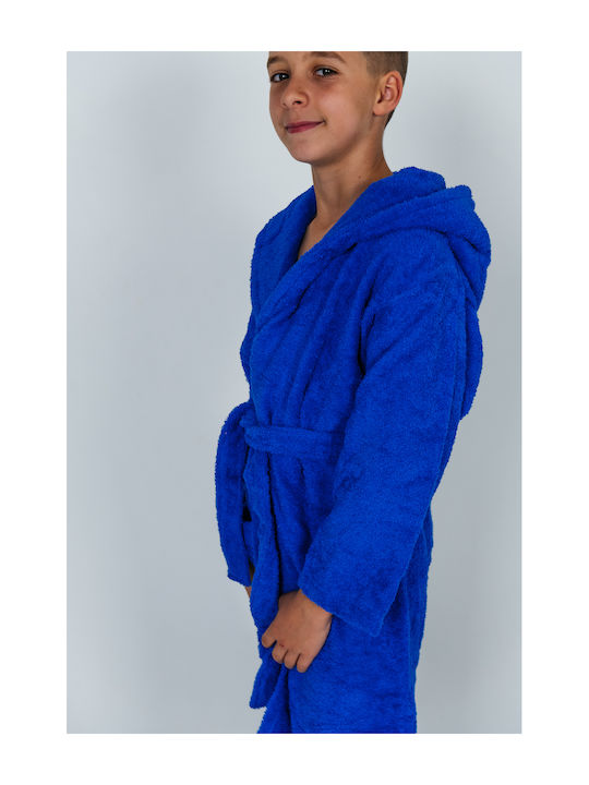 Belotex Kids Hooded Bathrobe Dark Blue
