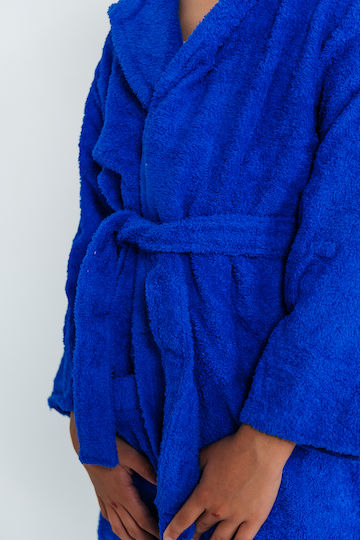 Belotex Παιδικό Μπουρνούζι Dark Blue mit Kapuze