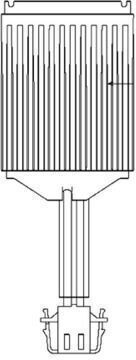 Innenraumlüfter Sensor Mahle Abr 37 000p