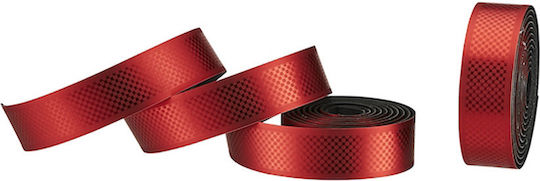 Bicycle Handlebar Tape Ciclovation Poly Touch Vapor Metallic Red
