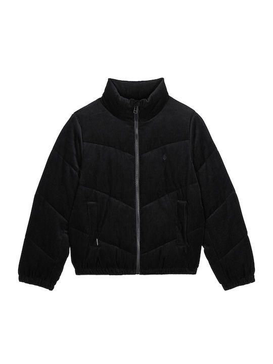 Cord'n Stone Women's Short Lifestyle Jacket for Winter Black