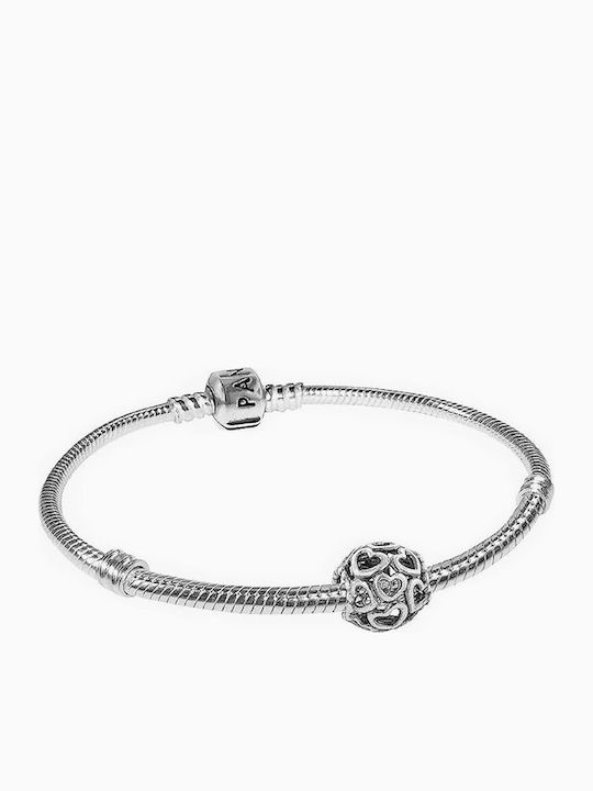 Pandora Hearts All Over Charm Καρδιά από Ασήμι