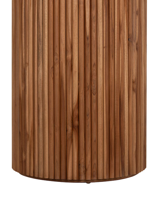Rund Tisch Speisesaal Holz Teak 130x130x79cm
