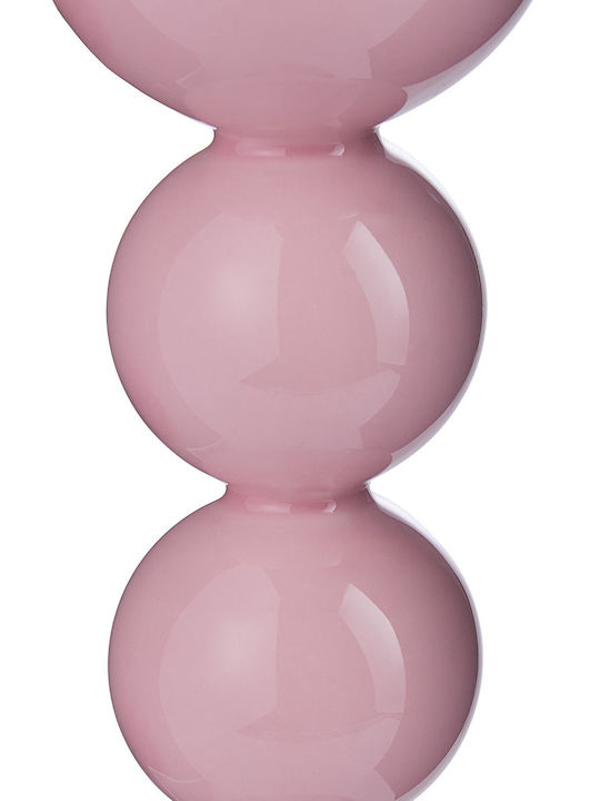 Butlers Holy Moly Kerzenhalter Kunststoff in Rosa Farbe 7x7x19cm 1Stück