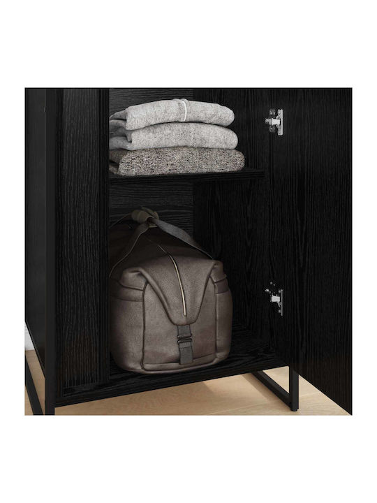 Doppeltür Kleiderschrank Black 50x50x200cm