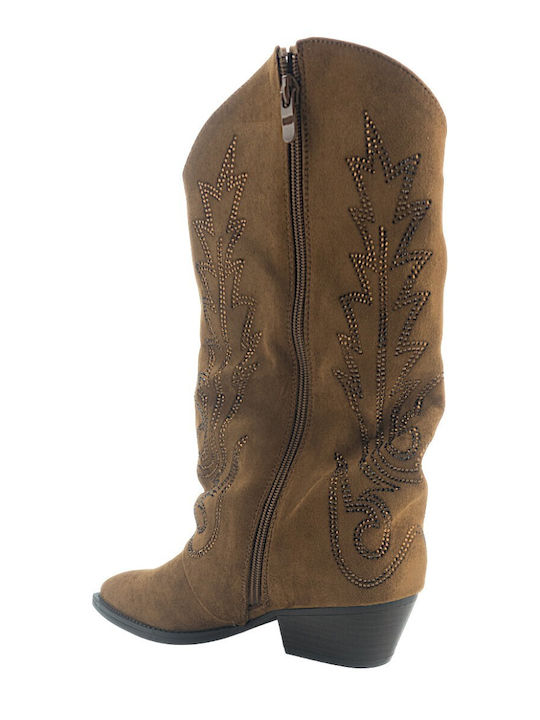 Damenstiefel Braun