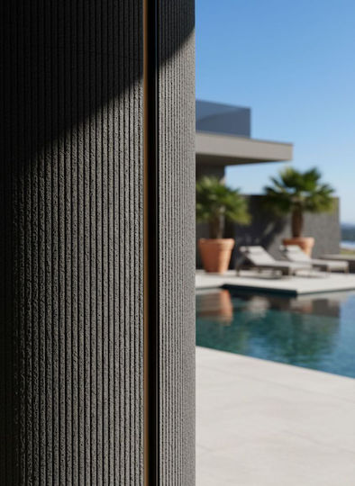 3D Wall Panels Plastic with Glue Gray 60x120cm