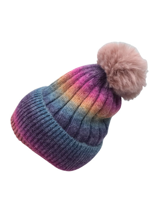Pom Pom Beanie Beanie Knitted