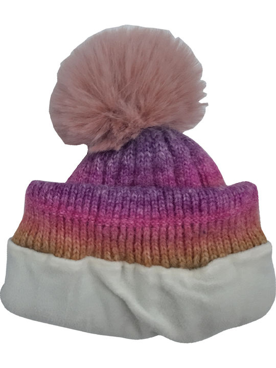 Pom Pom Beanie Beanie Knitted