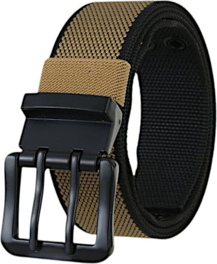Extra Rezistentă Curea Bărbătească Ușor Elastică De Tip Militar Molle Tactical Lățime 4 Cm Neagră Ksj322