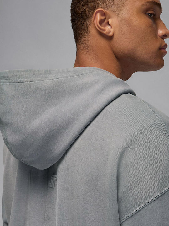Dri-Fit Sweatshirt with Gray Hood
