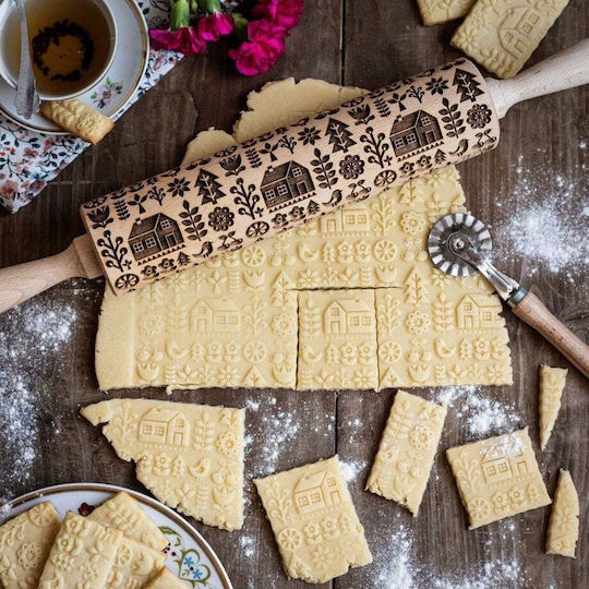 FunnyBaker Rulmentul Pin din Lemn