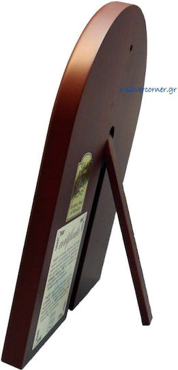 Silberne Heiligenikone Hochheilige Theotokos Gerontissa Mit Goldverzierung