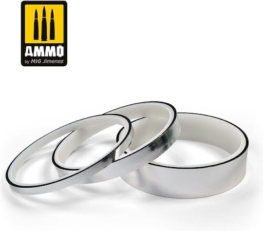 Ammo Chrome Tape Ταινία Φινίρισμα Χρωμίου 10mm X 10m