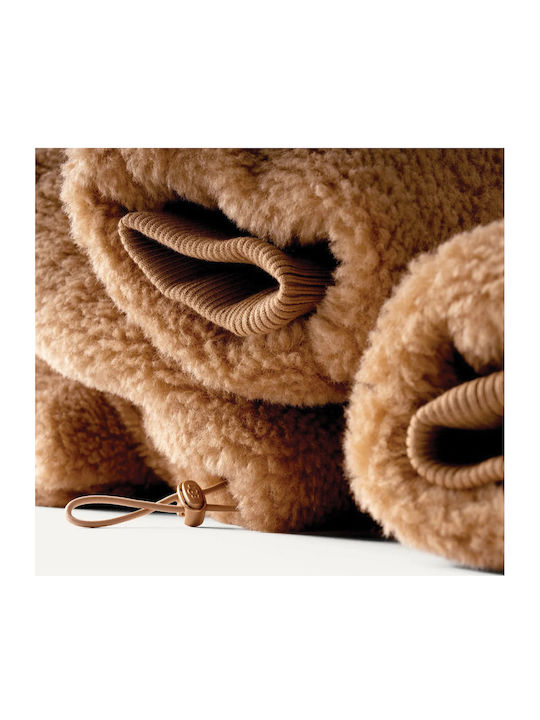 Emmalyn Uggfluff Puffer Jacket Women's Short Puffer Jacket for Winter Brown