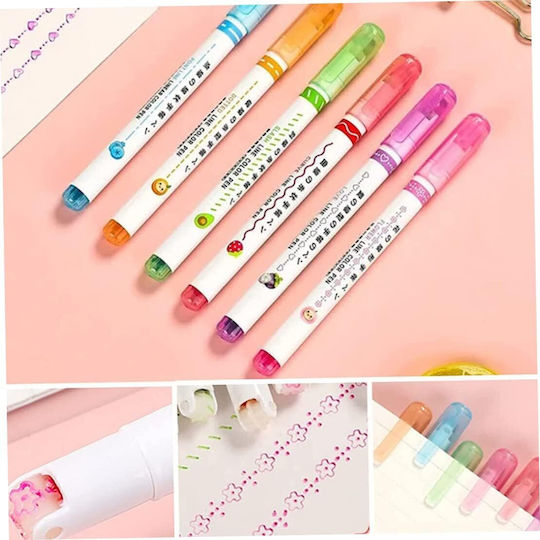 Μαρκαδόροι Multicolored Σετ 6 χρώματα
