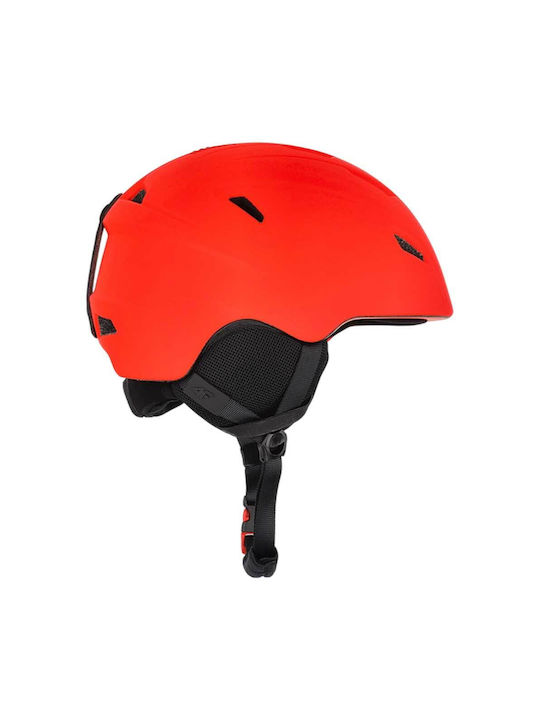 4F Men's Helmet for Ski & Snowboard Orange