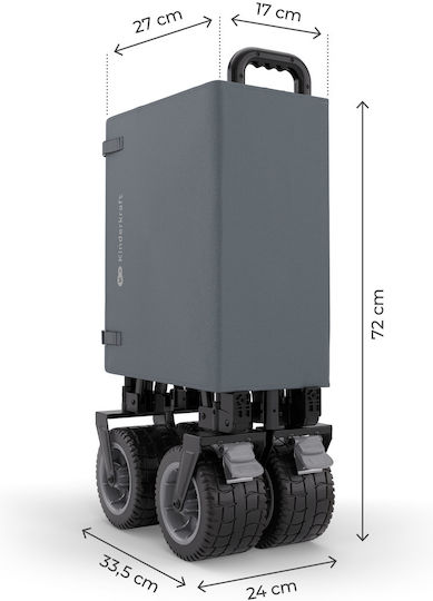 Rollster Dump Cart & Foldable Garden Cart Four-wheel