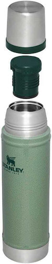 Stanley Legendary Classic Stainless Steel Thermos Bottle BPA Free 590ml Hammertone with Cap-Cup