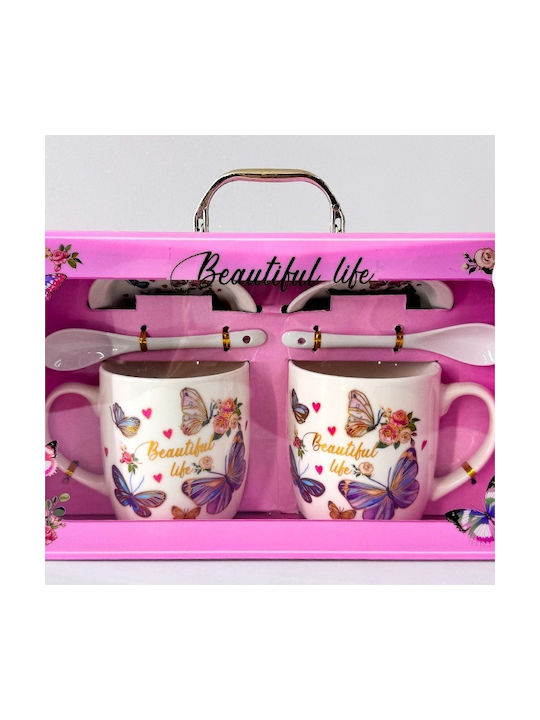 Velve Cană Ceramică Violet 300ml 2buc