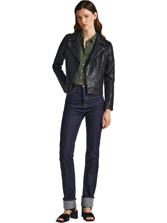 Jachetă de femei Biker Jacket Negru