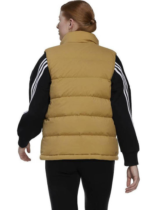 adidas Helionic Sleeveless Jacket Puffer Beige