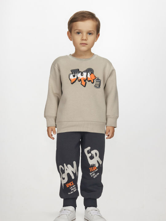 Kinder Sweatpants Set - Jogginganzug Beige 2Stück
