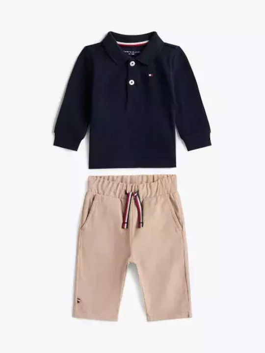 Kids' Set with Pants Winter 2pcs Blue