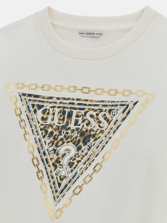 Kids Sweatshirt Cream White Ls Active Top