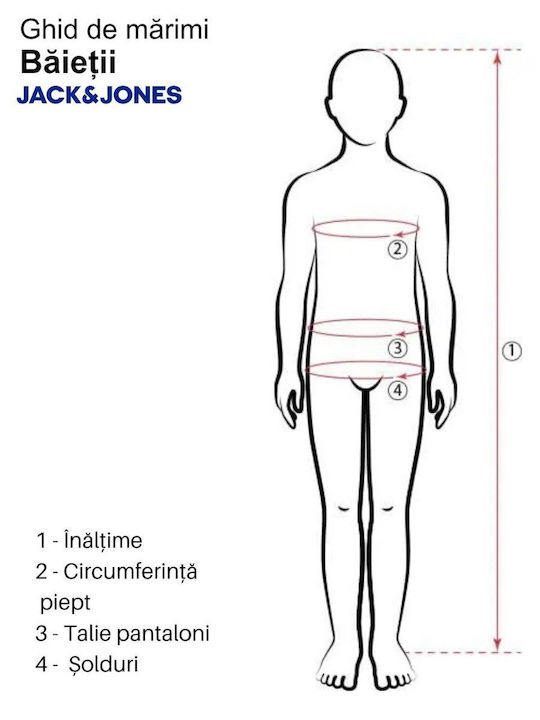 Hanorac Copii cu Glugă și Buzunare Black Jones