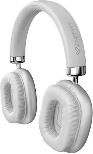 Style Ασύρματα Bluetooth Over Ear Ακουστικά Ασημί