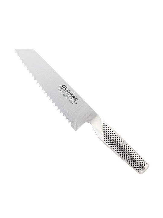 Global G-22 Bread Knife Cromova 18 Steel 20cm Serrated