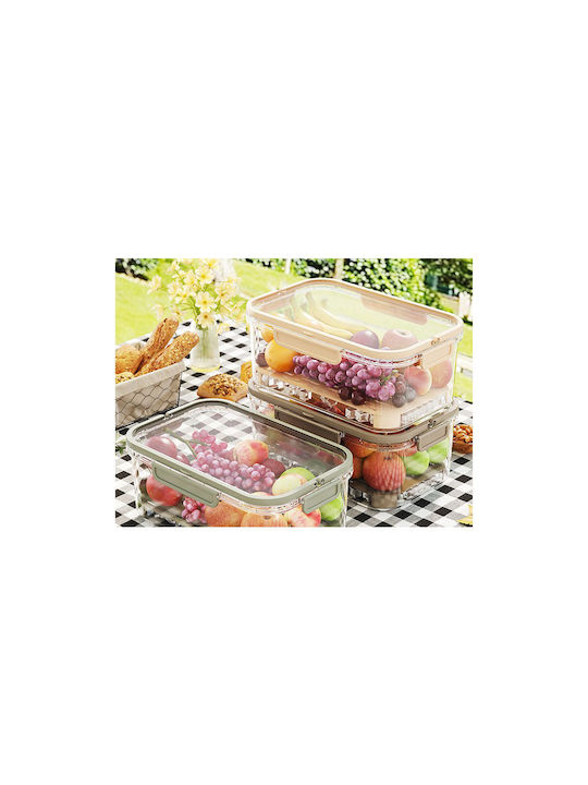 Verk Group Vază Utilizare Generală cu Capac Plastic Transparent 16x11.5cm 1 Bucată