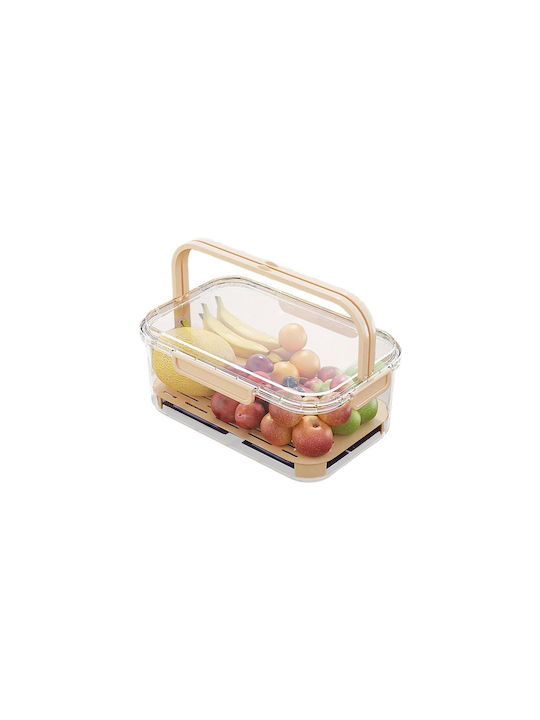 Verk Group Vază Utilizare Generală cu Capac Plastic Transparent 16x11.5cm 1 Bucată