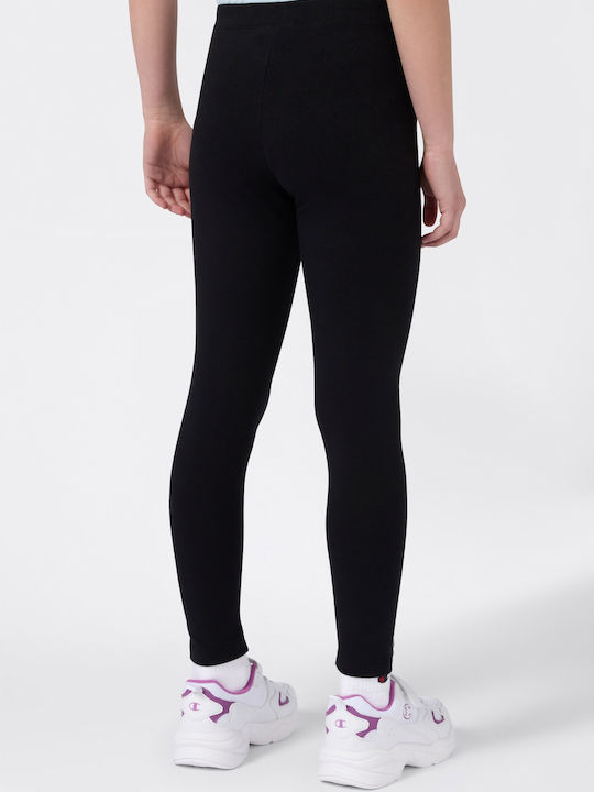 Kinder Leggings Lang Schwarz