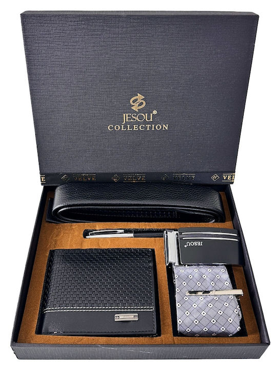 Set Men's Wallet Black
