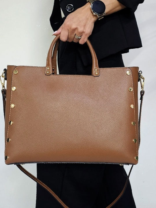 Leather Women's Professional Bag Brown