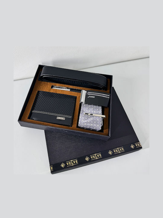 Set Men's Wallet Black