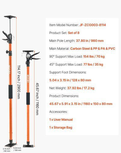Vevor Support 8pcs